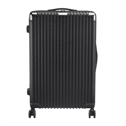 Kofferset – Reiskoffer – Trolley – Handbagage – Hardcase – ABS HardShell – TSA Cijferslot – 4 Wielen – Lichtgewicht – Zwart