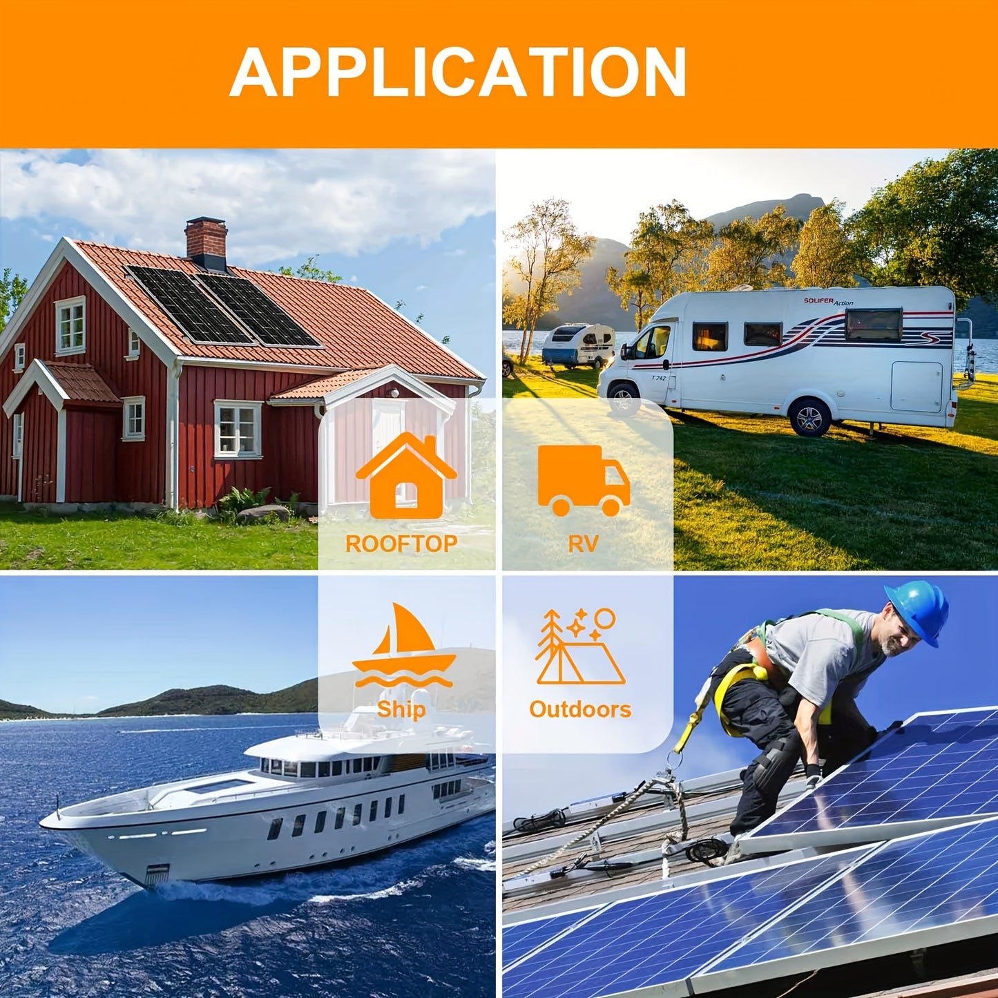 Zonnepaneelset – Zonnepanelen Set – Zonnepaneel Kit – Solar Kit – Solar Panel Set – 400W Upgrade – Laadregelaar Met LCD – Montagebeugels Zonder Boren