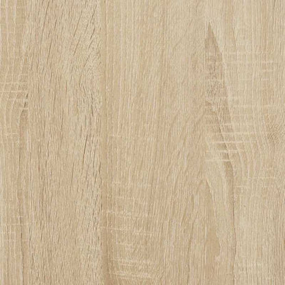 Bedframe – Eenpersoonsbed – Slaapbank – Kinderbed – Eenpersoonsbedframe – Sonoma Eiken – Hoofdbord – 90x200 cm – Hout & Metaal – Stevig & Stijlvol