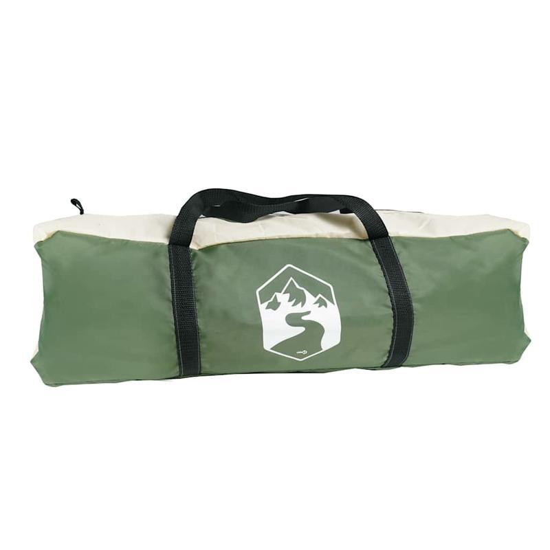 Tent – Kampeertent – Familietent – Koepeltent – Outdoor Tent – Ruim Voor 4 Personen – Stevig Waterdicht PVC – Trekkoordsluiting Groen