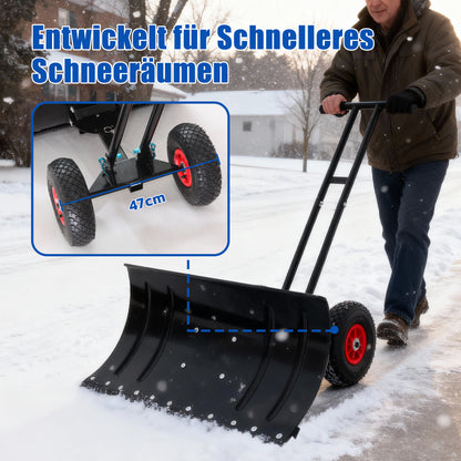 Sneeuwschuiver – Sneeuwschep – Sneeuwruimer – Sneeuwbladschep – Winterruimer – Verstelbare Hoogte 5-standen – Stalen Blad 74 cm