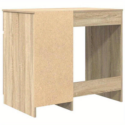Bureau – Schrijftafel – Computertafel – Werkplek – Kantoormeubel – Sonoma Eiken – Compact 86x49x76 cm – Stevig Spaanplaat