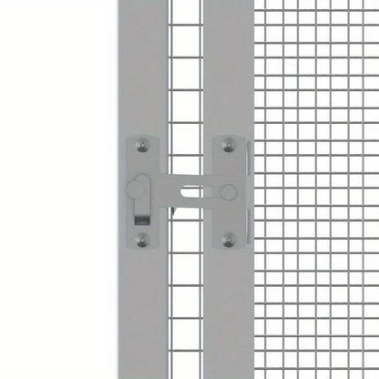 Vogelkooi – Vogelvolière – Papegaaienkooi – Parkietenkooi – Dierenkooi – Gegalvaniseerd Staal – Ruim 302,5x324,5x211,5 cm – Veilig en Comfortabel Anthraciet