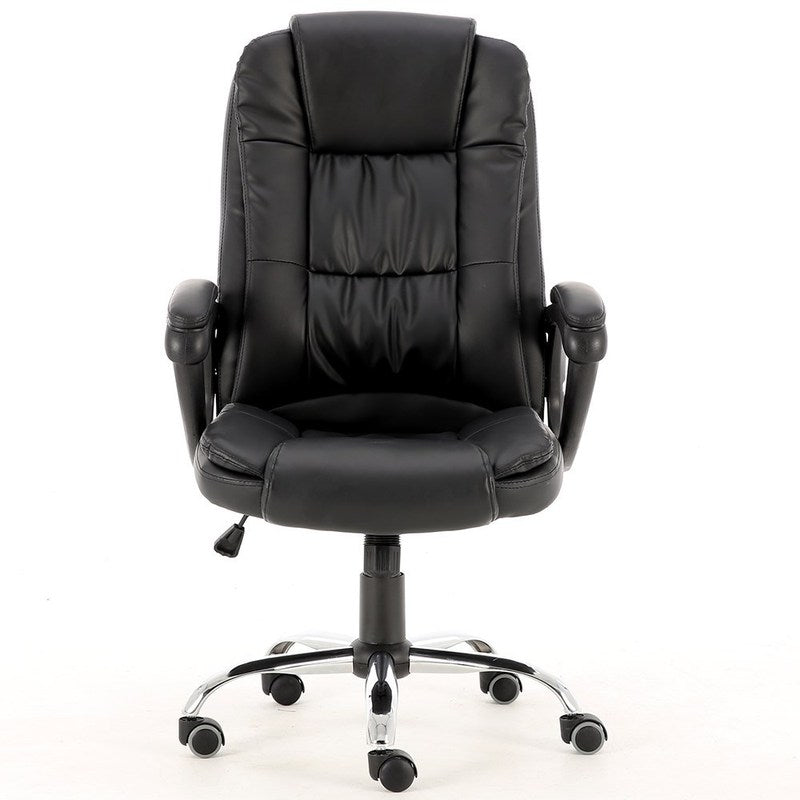 Bureaustoel – Draaistoel – Office Chair – Gamingstoel – Kantoorstoel – Verstelbare Hoogte – Vergrendelbare Kantelfunctie – Zwarte Rubber Wieltjes