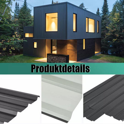 Dakplaten – Dakpanelen – Golfplaten – Geprofileerde Dakplaten – Muurplaten – Gegalvaniseerd Staal – 24 Stuks 129x45 cm 0,25 mm – Weerbestendig & Roestvrij