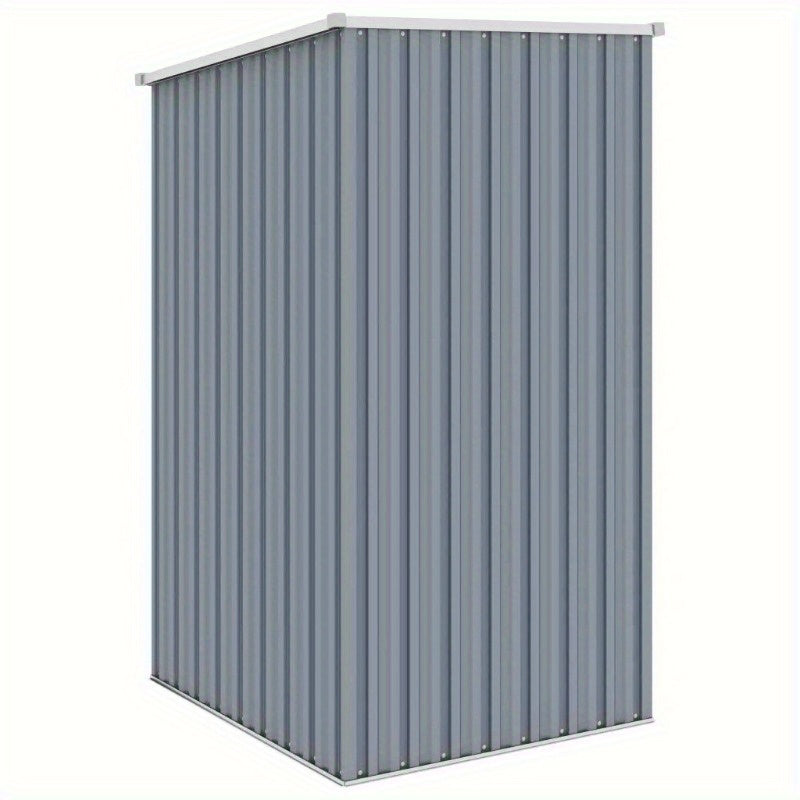 Tuinhuisje – Gereedschapsschuur – Berging – Tuinberging – Opberghuis – Grijs – Gegalvaniseerd Staal – 87x98x159 cm – Weerbestendig – Lichtgewicht En Verplaatsbaar