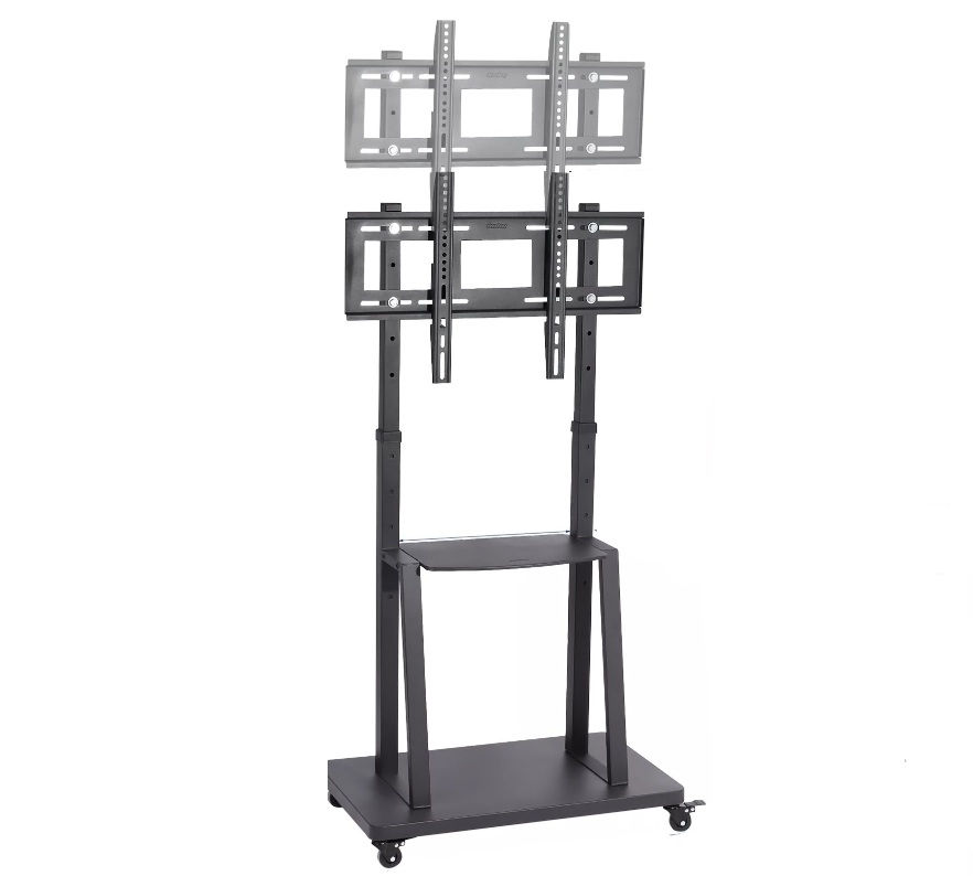 TV Standaard – TV Statief – Monitorstandaard – TV Voet – Mobiele TV Trolley – Verstelbaar – Metalen Frame – Geschikt 32-80 Inch – Max. 65 kg