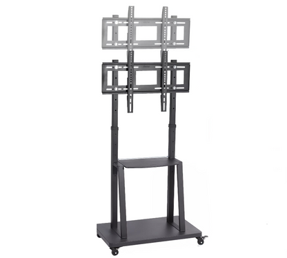 TV Standaard – TV Statief – Monitorstandaard – TV Voet – Mobiele TV Trolley – Verstelbaar – Metalen Frame – Geschikt 32-80 Inch – Max. 65 kg