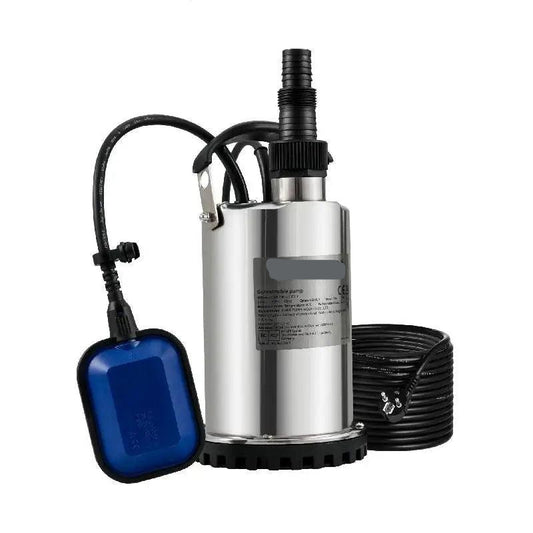 Waterpomp - Rioolpomp - Dompelpomp - Schoonwaterpomp - Voor het pompen van water uit zwembaden - 9500L/H b - 550W - Zilver - QUORE