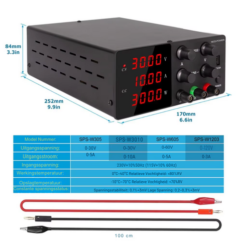 Power Supply - Inverter - Adjustable Voltage Regulator - 30V 10A - Phone Repair Lab - Bench Power Supply - DC Power Supply for Lab - Voltage Regulator - Switch Power Bank 