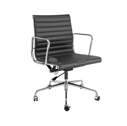 Bureaustoel – Office Chair – Bureaustoelen – Fauteuil – Stuhl – Ergonomisch Ontwerp – Verstelbare Hoogte – Kunstleren Bekleding – Draaibaar Met Wieltjes