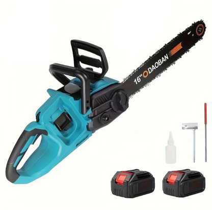 Kettingzaag – Snoeizaag – Takkenzaag – Boomzaag – Handzaag – Accu – Automatische Kettingsmering – 16 Inch Zaagblad – Antislip Handgreep