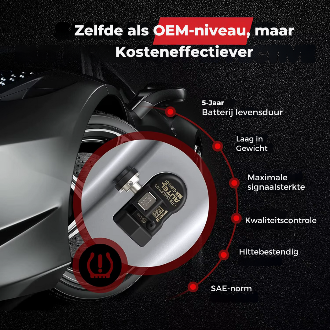 Autel - Bandenspanningsmeter - Bandenspanningsmeter - Drukmeter - Rubber - Bandenreparatiegereedschap - Scannerprogrammering - QUORE