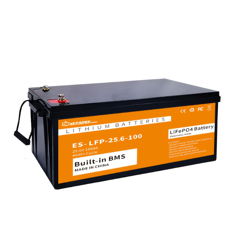 24V 100Ah LiFePO4 Accu – Lithium Batterij – Energieopslag – Offgrid Accu – Camper Accu – Snelladen Tot 50A – Ingebouwd BMS Met Beveiliging