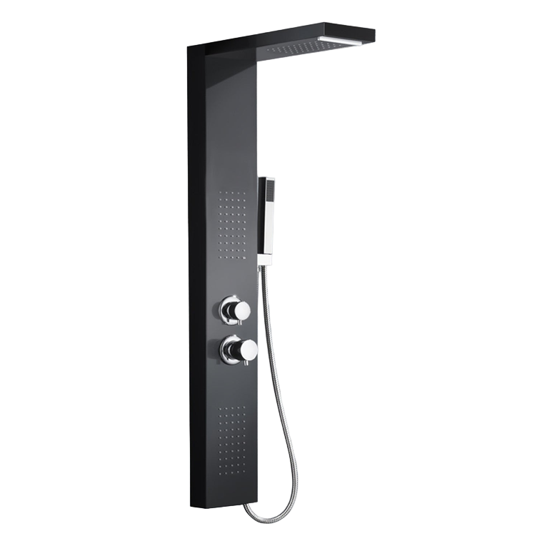 Douchepaneel – Douchekolom – Doucheset – Douchekit – Doucheaccessoires – 4 Functies inclusief Regendouche & Massage – 304 Geborsteld RVS – Handdouche & Waterval