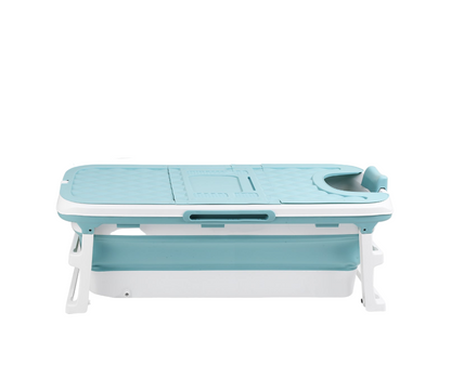 Opvouwbaar Bad – Opvouwbare Badkuip – Zitbad – Ligbad – Bath Bucket – XXL 149 cm – Duurzaam PP + TPE Materiaal – Inclusief Afvoerslang en Badkussen