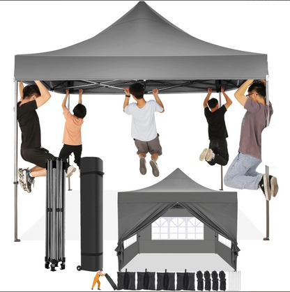 Partytent – Feesttent – Tuintent – Paviljoen – Pop-Up Tent – Waterdicht – UV-Bescherming – 3,05x3,05 Meter – Snel Opzetten – Inclusief Draagtas