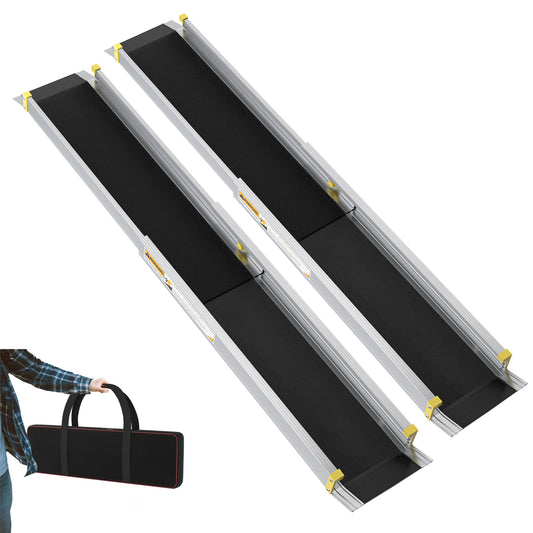 Wheelchair Ramp Telescopic Ramps Telescopic Rail Door Threshold Aluminum Threshold Ramp Wheelchair Ramp Door Threshold Ramp Load Capacity 300 Kg, Silver
