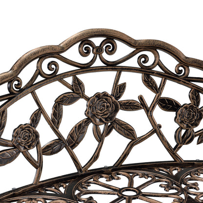 Tuinbank – Buitenbank – Loungebank – Verandabank – Tweezitsbank – Weerbestendig Aluminium – Vintage Antiek Design
