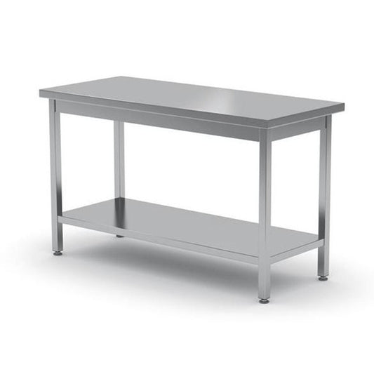 Werktafel – Werkbank – Werktafel Met Opbergruimte – Centrale Werkbank – Inklapbare Werktafel – Roestvrij Staal – 1000x600x850 mm