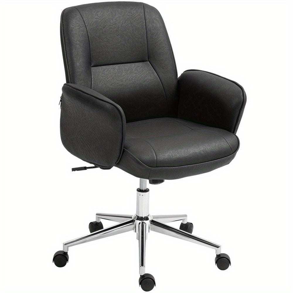 Bureaustoel – Ergonomische Stoel – Kantoorstoel – Draaistoel – Gamingstoel – Verstelbare Hoogte – Schommelfunctie – Microfiber Bekleding – Max. 120 kg