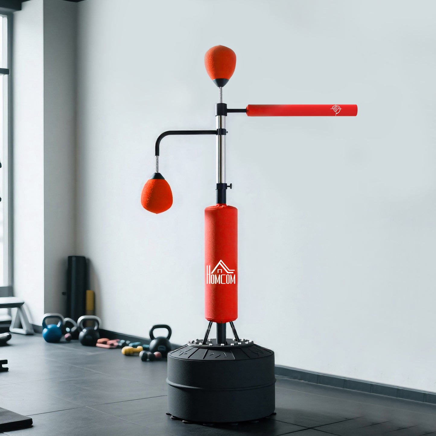 Vrijstaande Bokszak – Bokszakstandaard – Speedball – Trainingszak – Punching Bag – Verstelbare Hoogte 160-230 cm – Stevige Basis Met Zandvulling