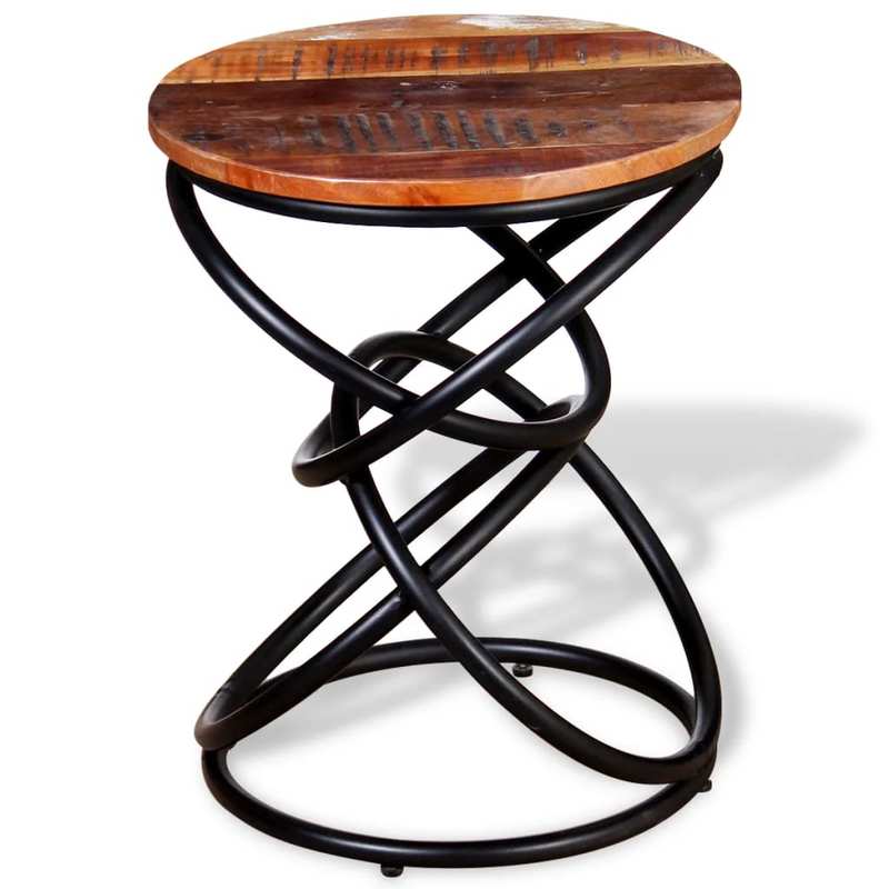 Side table old wood massive Practical and sturdy