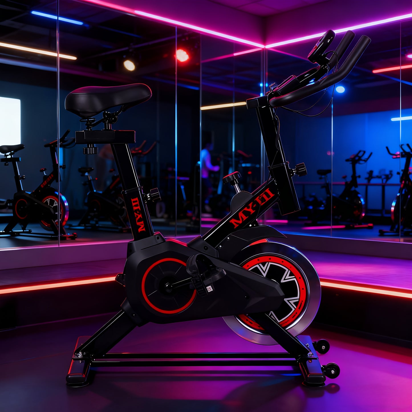 Cycling Bike, Beautifully Designed Exercise Bike, Home Exercise Bike, Spin Bike, Weight Capacity Up to 120Kg, Large/Small, Without Battery