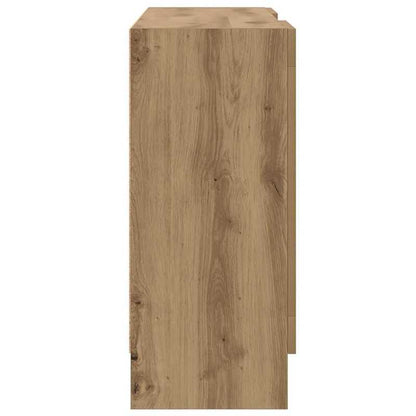 Simple Sideboard, Spacious Storage Cabinet with Display Shelf, Suitable for Kitchen, Living Room, Stylish Furniture, Provides Additional Storage Space And Home Decoration, Ensures Safety. Dresser 120X30.5X70 Cm Worked Artisan