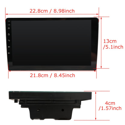 9 inch Android Autoradio – 2 DIN Multimedia Speler – Auto Radio Navigatie – Touchscreen Stereo – 4+64GB Geheugen – HD-IPS Scherm – CarPlay & Android Auto