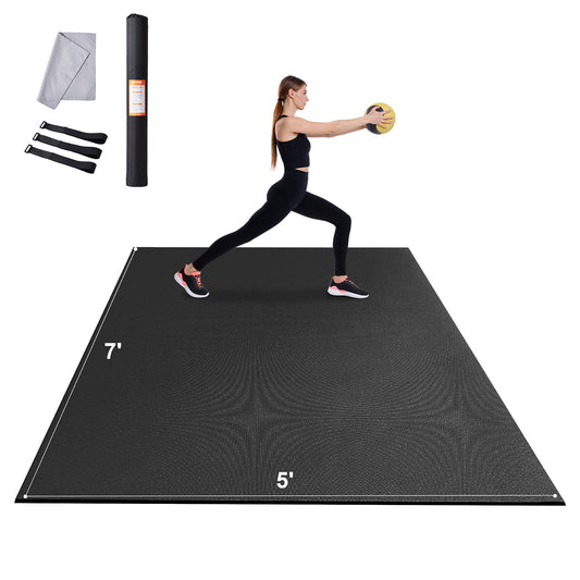 Yogamat – Fitnessmat – Sportmat – Pilatesmat – Trainingsmat – Extra Groot 213x152 cm – Antislip PVC Materiaal