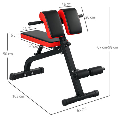 Trainingsbank – Gewichtbank – Fitnessbank – Krachtbank – Opvouwbare Bank – Verstelbaar – Robuust Stalen Frame – Zwart