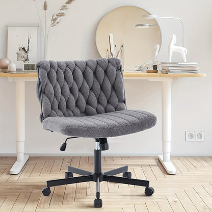 Bureaustoel – Werkstoel – Kantoorstoel – Draaistoel – Bureaustoel Grijs – Ergonomische Zitting Met Memory Foam – Verstelbare Zithoogte Met 360° Draaibare Zitting