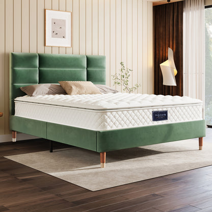Matras – Pocketveringmatras – Koudschuimmatras – Tweepersoonsmatras – Logeermatras – 7-Zones Pocketvering – H3 Medium Stevig – 25 cm Hoog – 90x200 cm