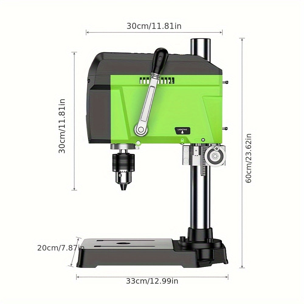 Boormachine – Accuboormachine – Klopboormachine – Schroefmachine – Tafelboormachine – Borstelloze Motor 400W – Variabele Snelheid 1,5-13mm Boordiameter