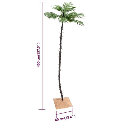 400cm Kunst Palmboom – Kunstpalm – Nep Palm – Decoratieve Boom – Synthetisch Foliage – Hoogwaardige Kunststof – Geschikt Voor Binnen En Buiten – Realistisch Design
