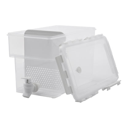 Drankenkoeler – Drankendispenser – Drinkdispenser – Sapdispenser – 6 Liter Inhoud – Met Kraantje – Hitte- En Vriesbestendig - QUORE