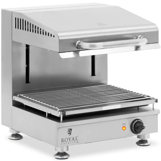 Bakplaatverwarmer – Buffetwarmer – Warmhoudplaat – Chafing Dish – Salamander Oven – Verstelbare Hoogte 8-21 cm – 2800W Roestvrij Staal