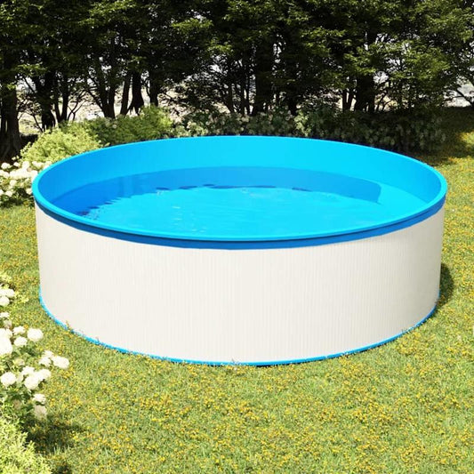 Opzetzwembad – Zwembad – Familiezwembad – Tuinzwembad – Buitenbad – 7200 Liter Capaciteit – Duurzame Staalwand En PVC Vering