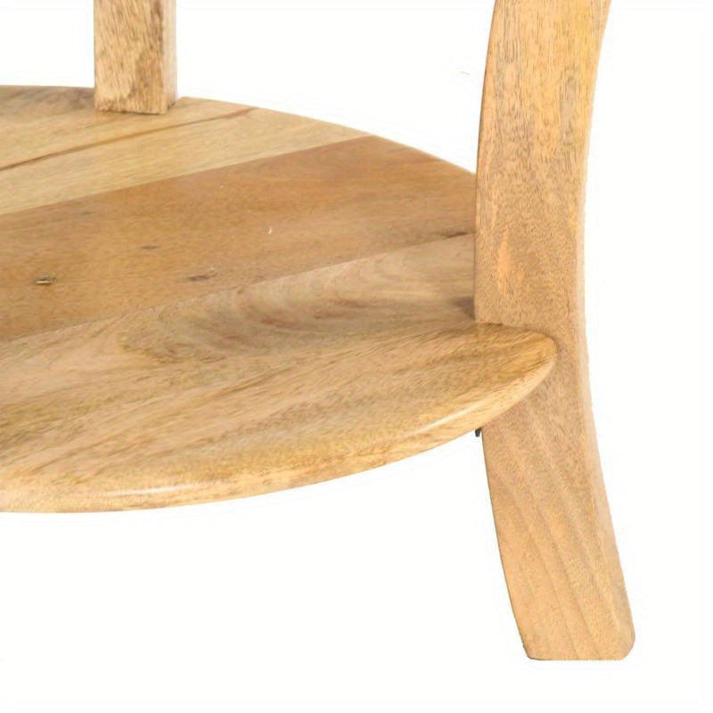 Bijzettafel – Bijzettafeltje – Nachtkastje – Salontafel – Banktafel – Massief Mangohout – Compact 37x37x61 cm