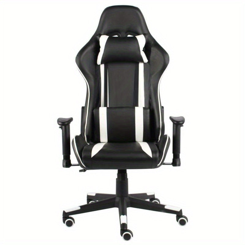Gaming Stoel – Bureau Stoel – Gamestoel – Werkstoel – Witte Kleur – Ergonomisch Ontwerp – Verstelbare Zit- En Armleuning