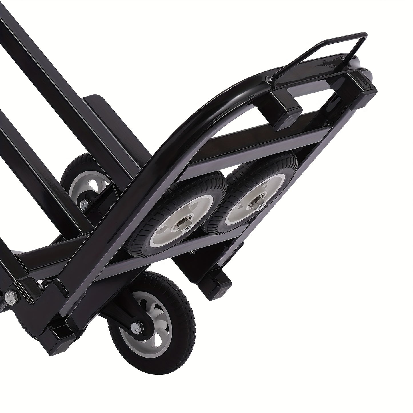 Traploper Kar – Trapkar – Vervoerskar – Trolley – Handkar – Inklapbaar – Draagkracht 150 kg – Verstelbare Handgreep