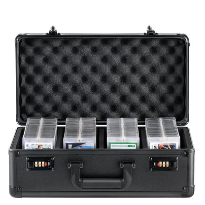 Opbergbox voor Graded Cards – Sportkaartkoffer – Kaartenbox – Verzamelbox – Beschermbox – Grote Capaciteit voor 108 PSA Kaarten – Met Driecijferig Combinatieslot