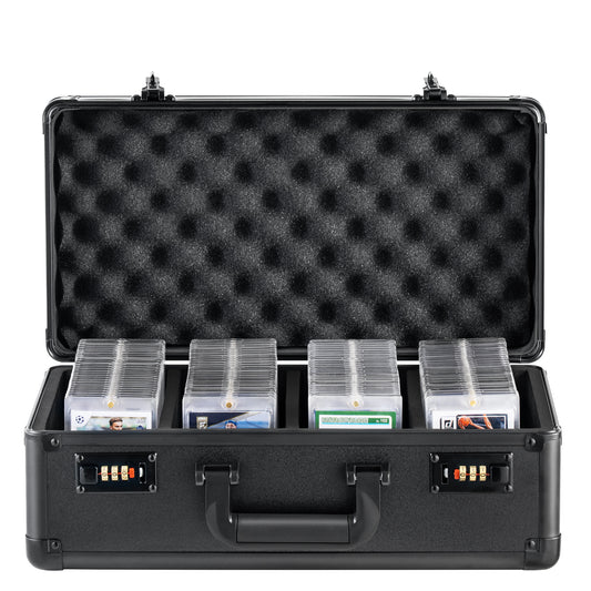 Opbergbox voor Graded Cards – Sportkaartkoffer – Kaartenbox – Verzamelbox – Beschermbox – Grote Capaciteit voor 108 PSA Kaarten – Met Driecijferig Combinatieslot