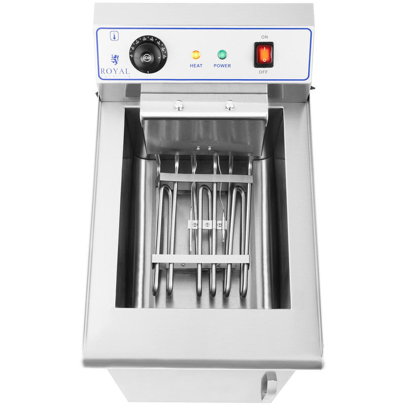 Vrijstaande Elektrische Friteuse – Diepvriezer – Snelfriteuse – Snacks Friteuse – Horeca Friteuse – 10 Liter Capaciteit – 400V Elektrisch