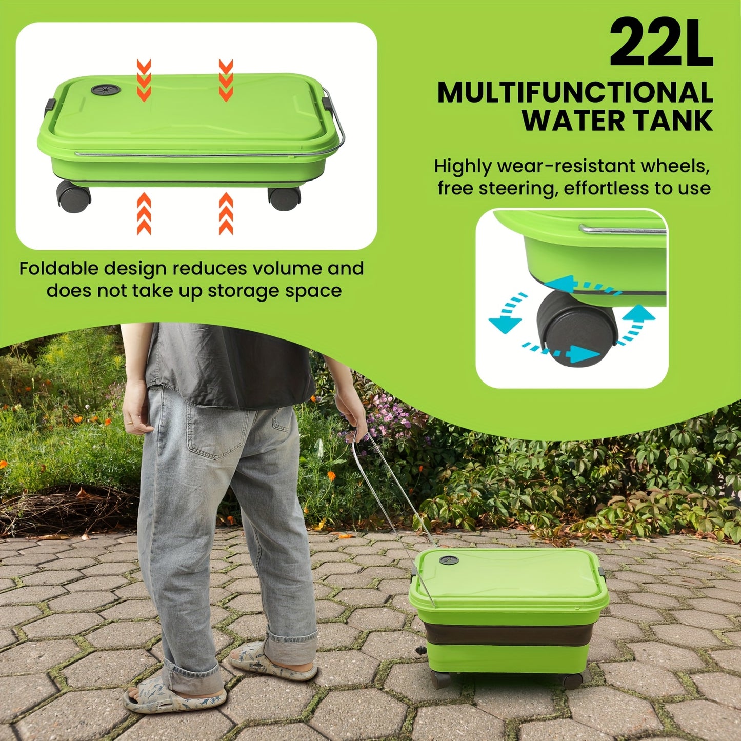 Draadloos Hogedruk Waterpistool – Elektrisch Hogedrukreiniger – Auto Reinigingspistool – Draagbare Waterstraalspuit – Foam Waterpistool – 30 Bar Max Druk – Inklapbaar Waterreservoir – Compatibel Met 18V/21V Batterijen