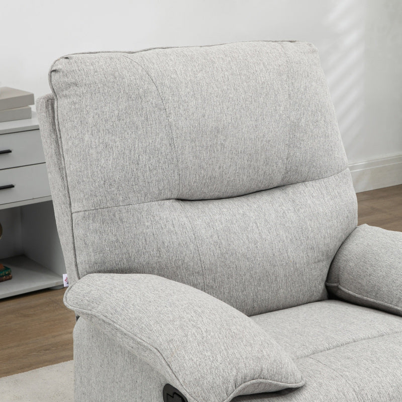Relaxfauteuil – Relaxstoel – TV Stoel – Draaifauteuil – Ligstoel – Kantelbare Rugleuning – 360° Draaibaar – Uitklapbare Voetensteun – Veersysteem Met Comfortabele Zitting