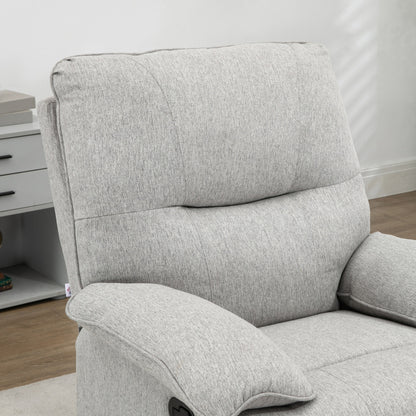 Relaxfauteuil – Relaxstoel – TV Stoel – Draaifauteuil – Ligstoel – Kantelbare Rugleuning – 360° Draaibaar – Uitklapbare Voetensteun – Veersysteem Met Comfortabele Zitting