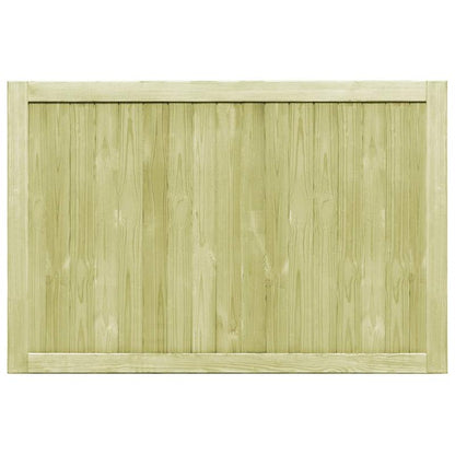 Tuinpoort – Tuintoegang – Houten Poort – Grenen Poort – Dubbele Poort – Geïmpregneerd Grenenhout – Set Van 2 – 300 x 100 cm Groot Formaat