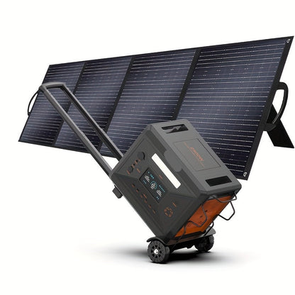 Draagbare Power Station – Mobiele Energievoorziening – Noodstroom – Zonne-Generator – Camping Accu – 2304 Wh Batterij – 2500W Vermogen